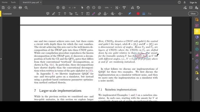 Replicating "Quantum-assisted quantum compiling" (Khatri et al., 2019) смотреть онлайн