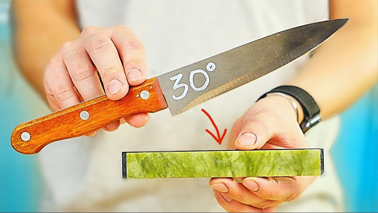 НОЖ ОСТРЕЕ БРИТВЫ НА 10000 ГРИТ!!! смотреть онлайн