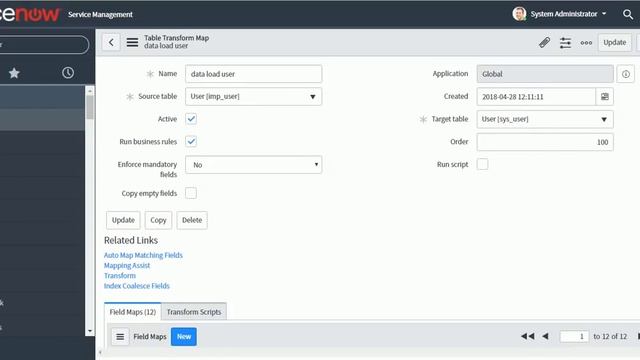 12. ServiceNow Import Set and Data Sources смотреть онлайн