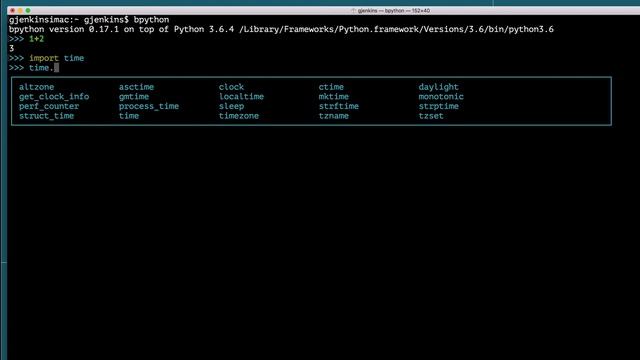 Bpython - alternative interactive python interpreter смотреть онлайн