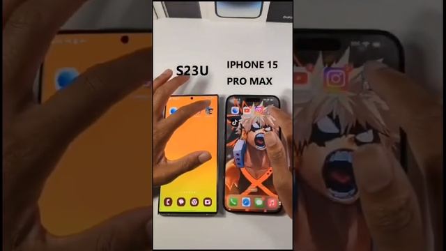 Samsung s23 ultra vs iPhone 15 pro max сравнение #iphone #samsung смотреть онлайн