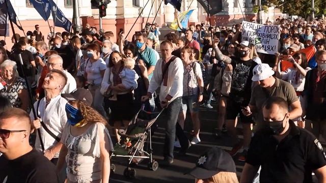 Марш Независимости в Харькове 24 августа 2020 на Сумской