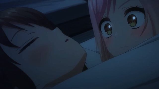 Shinobu gets caught sleeping in Kyoko's futon (D4DJ All Mix) смотреть онлайн