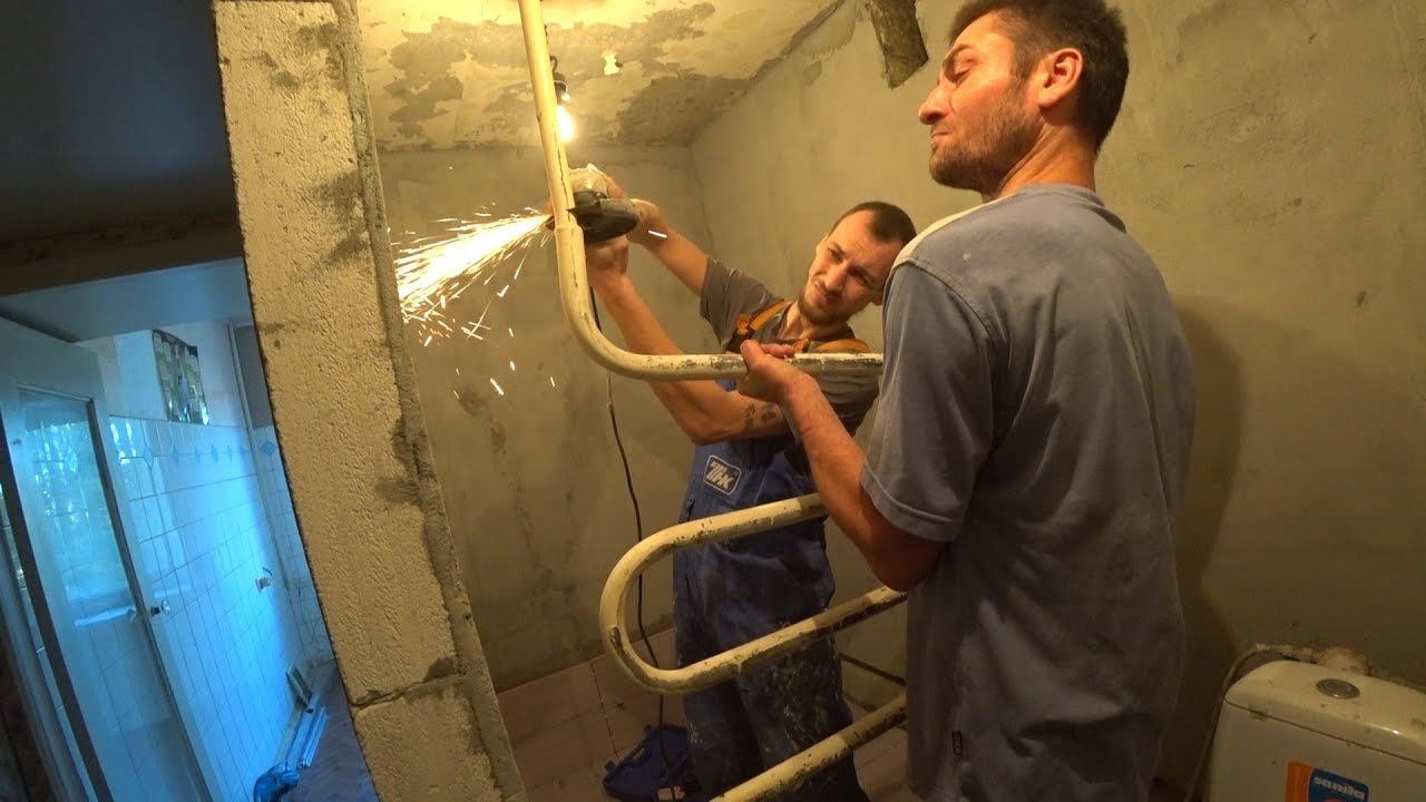 Демонтаж-монтаж сантехники.Разводка в санузле. смотреть онлайн