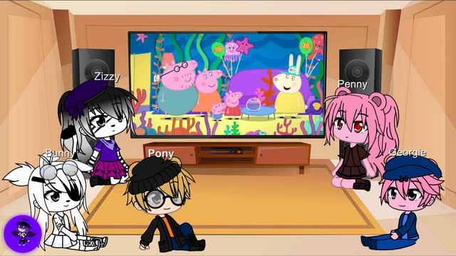 Gacha Club| ? Piggy characters react to Piggy Memes - Peppa and Roblox Piggy Funny Animation! смотреть онлайн