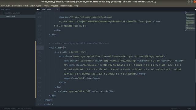 Rebuilding YouTube using Tailwind CSS. Part 2 смотреть онлайн