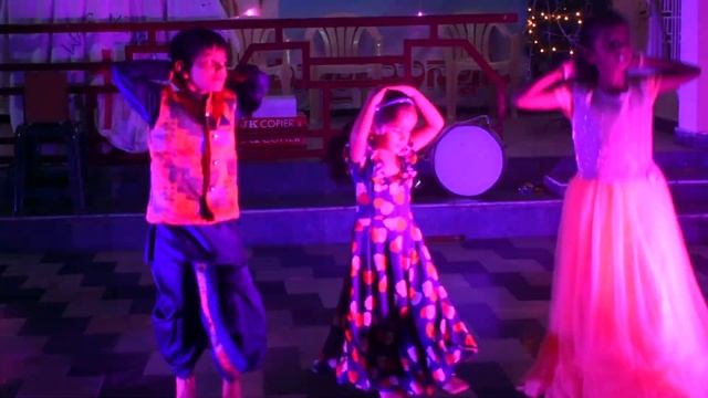 Rajula Raju Puttadandi Christmas Dance | రాజుల రాజు పుట్టాడండి | Christmas Song Kids Dance смотреть онлайн