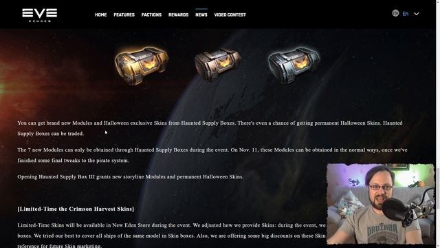 ? Хэллоуин и ЛУТБОКСЫ в Еве! Новые событийные аномалии со скинами! - EVE Echoes смотреть онлайн
