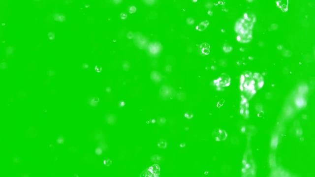 Всплеск воды, брызги воды на зеленом фоне, хромакей смотреть онлайн