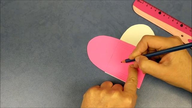 Сердце из бумаги | Валентинка своими руками | Paper Heart | Valentine's Day Crafts смотреть онлайн