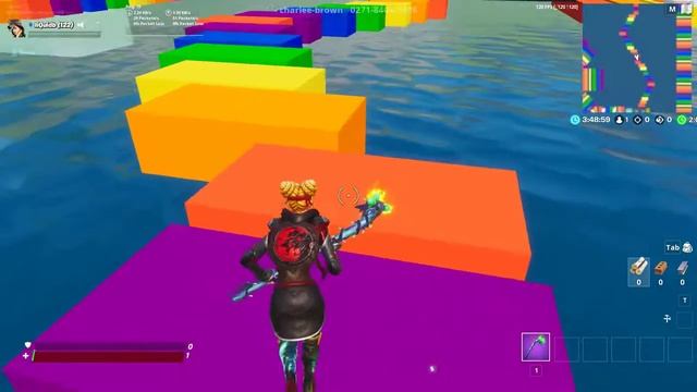 liQuidb on Rainbowxrun done in 04:00.62 World Record - Fortnite Creative Speedrun смотреть онлайн