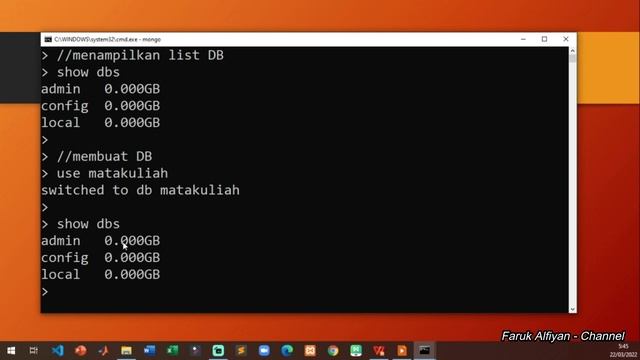 Belajar Database NoSQL with MongoDB - 03 - DATABASE & COLLECTION смотреть онлайн