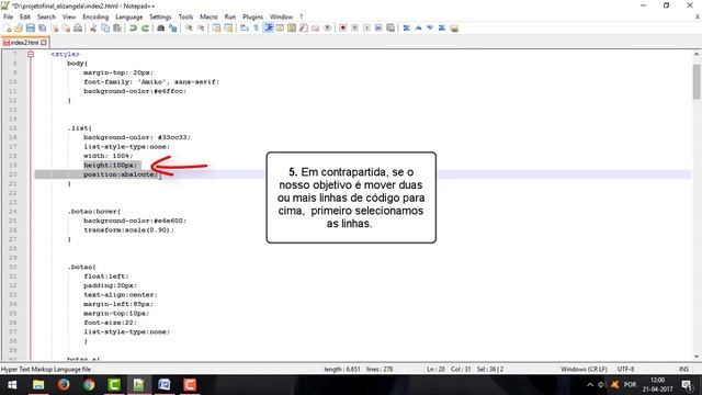 Como realizar operações com linha no Notepad++ смотреть онлайн