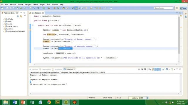 Tutorial de Java 8 Suma, Resta, División y la multiplicación Programación Explicada смотреть онлайн
