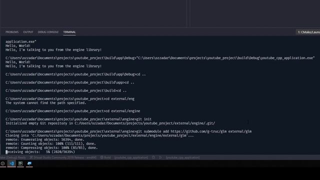 C++ Project Structure with CMake - Cross Platform Game Engine Development смотреть онлайн