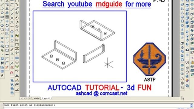 tutorial 28 autocad 2d 3d, Online Tutoring is Available смотреть онлайн