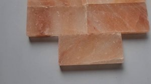 Обзор соляная плитка 200×100×25 мм из гималайской соли для парной бани сауны