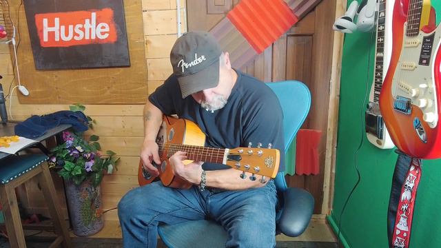 EPIPHONE HOUND DOG DELUXE ACOUSTICELECTRIC RESONATOR смотреть онлайн