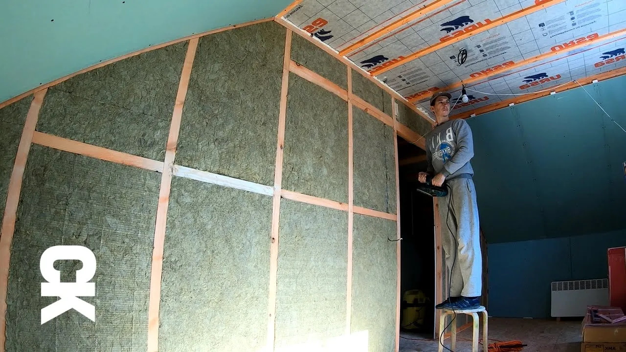 Звукоизоляция перегородок и зашивка гипсокартоном / Серия 137 смотреть онлайн