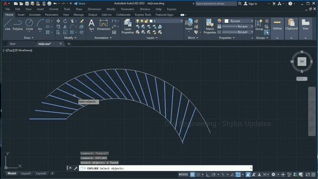 spiral staircase | autocad 2022 | staircase design смотреть онлайн