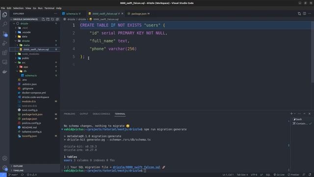 Drizzle ORM #1- Setup - Schema - Migrations ⭐ смотреть онлайн
