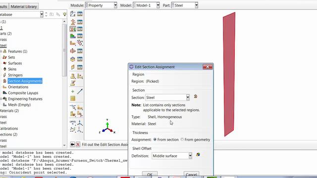 Abaqus CAE- Thermo-mechanical with Contact- Example (Simulation of Thermal Switch) смотреть онлайн