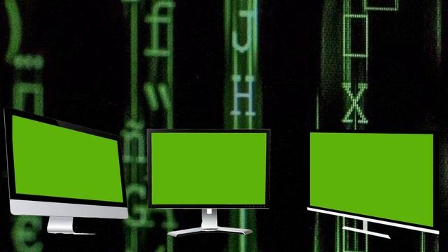 Hacker pc monitor/LCD no copyright green screen video смотреть онлайн