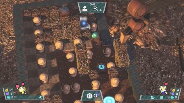 Super Bomberman R Walkthrough #5 (Planet Scrapheap) смотреть онлайн