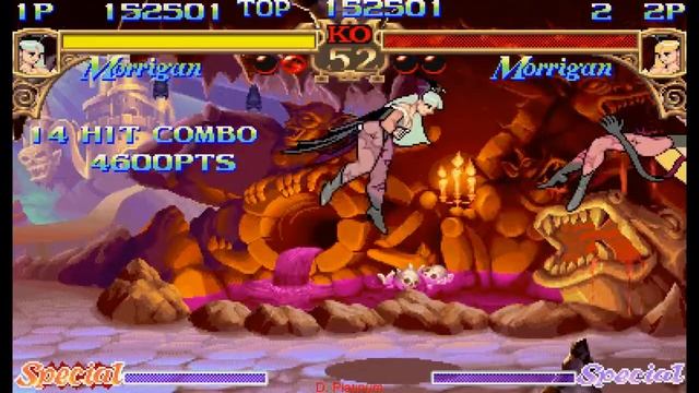 Darkstalkers The Night Warrior All SPECIAL MOVES смотреть онлайн