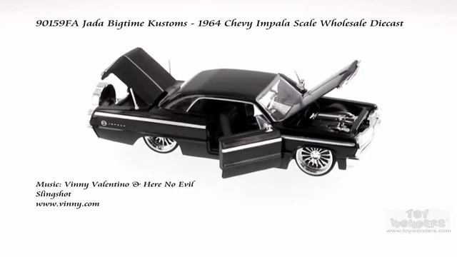 90159FA Jada Bigtime Kustoms 1964 Chevy Impala 1/24 Scale смотреть онлайн