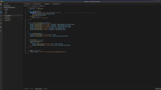 KEYCLOAK 8: How to enable Keycloak SSO login in a Simple JavaScript (JS) Application? смотреть онлайн