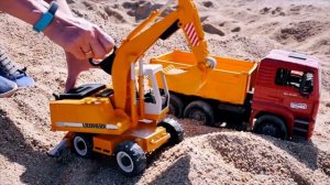 Видео для мальчиков про машинки - Большие Машины на Стройке