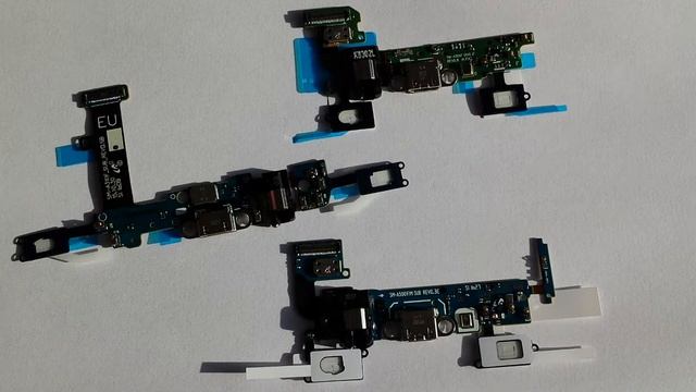 Оригинальные системные разъемы (microUSB) на плате с сенсорными кнопками для Samsung Galaxy A смотреть онлайн