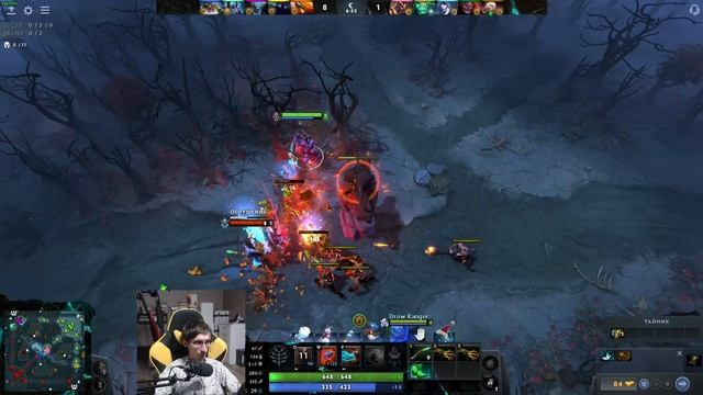 Dota 2 - Лион пятёрка, девятая катка калибровки ММР. Изи катка смотреть онлайн