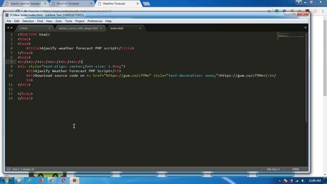 Ajaxify Weather Forecast PHP Script Source Code смотреть онлайн