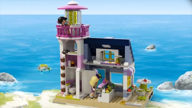 LEGO Friends - 41094 Маяк у Хартлейку смотреть онлайн