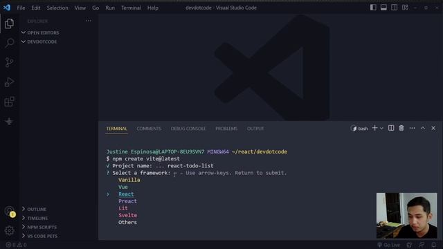 React Crash Course | #01 - Creating a React App (using Vite) смотреть онлайн