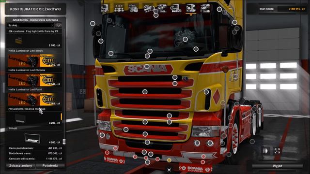 Ets2 1.28...PDT...Scania R & Streamline (RJL) Scania Red & Yellow Pack + Accessory смотреть онлайн