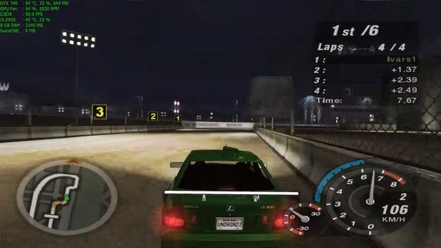 Need for Speed Underground 2 Walkthrough Part 71 - "Wesley - U.R.L." смотреть онлайн