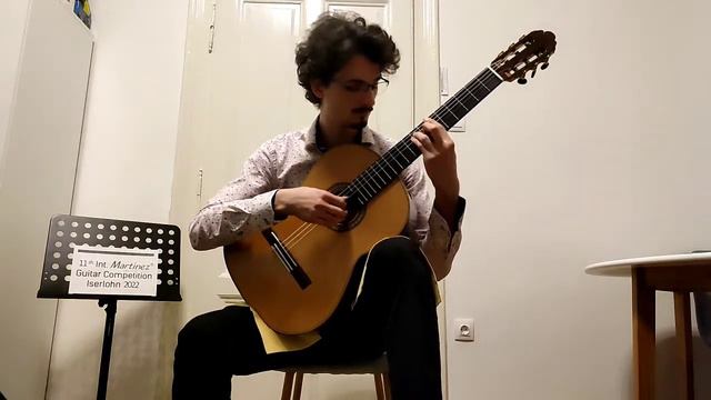 11th International Martinez Guitar Competition Iserlohn 2022, 1st round - Roland Bogdányi смотреть онлайн