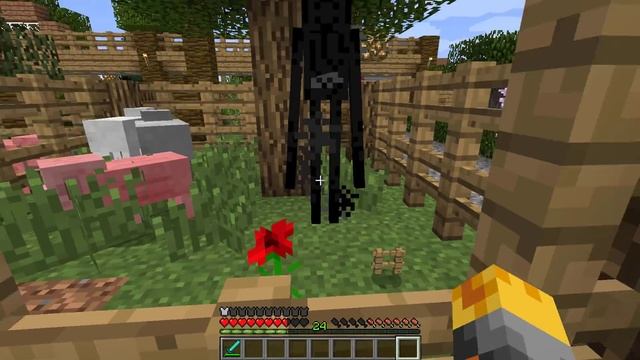 Minecraft ENDERMAN FARM MOD / FIGHT AND SURVIVE THE EVIL ENDERMAN BATTLE!! Minecraft смотреть онлайн