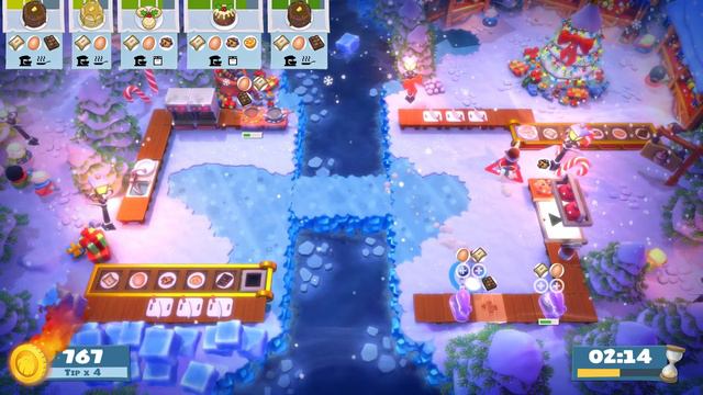 Overcooked! All You Can Eat (Kevin's Christmas Cracker) 1-5 (2 Players) - 4 STARS
