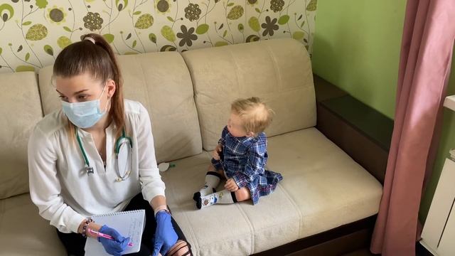 Реборн Лиам упал в обморок | Доктор лечит реборна