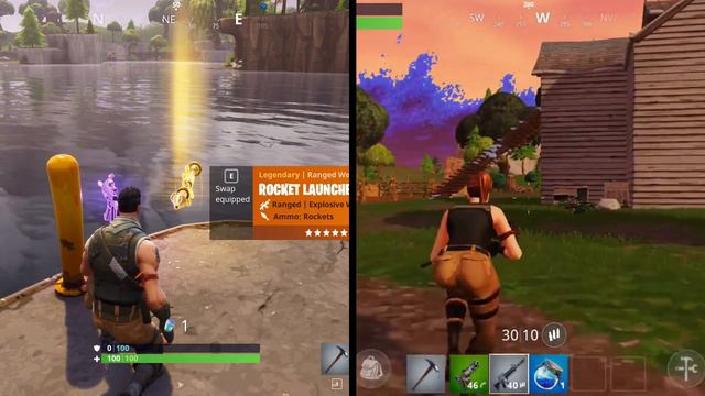 FORTNITE PC vs FORTNITE MOBILE, Android/ios DOWNLOAD LINK смотреть онлайн
