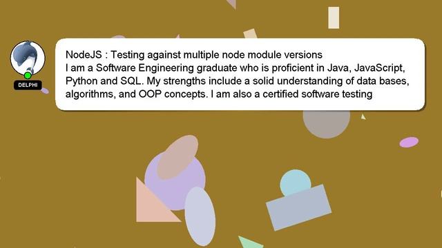 NodeJS : Testing against multiple node module versions смотреть онлайн