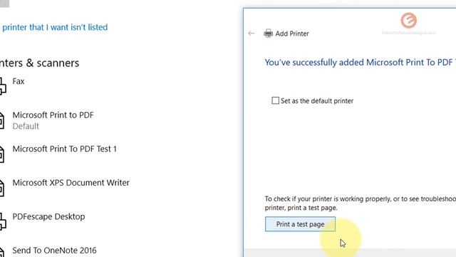 How To Set Up Print To PDF Option In Windows 10 смотреть онлайн