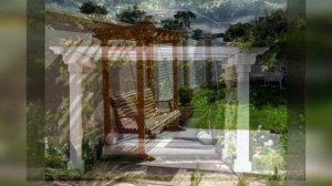 Перголы с качелями.