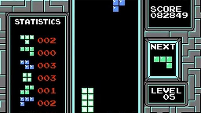 Tetris Nintendo NES Drop Piece or Clear Line to Gain a Tetris Game Genie Code смотреть онлайн