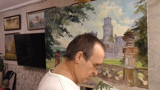 Полный процесс создания картины "Замок". Часть - 5. #art #artist #painting #живопись #жизньхудожник смотреть онлайн