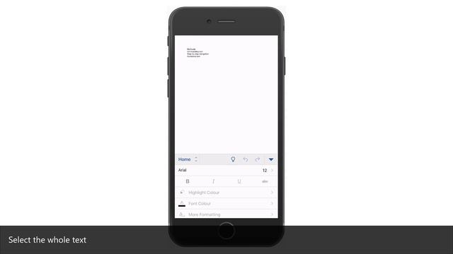 How to change the Font Color in MS Word for iPhone смотреть онлайн